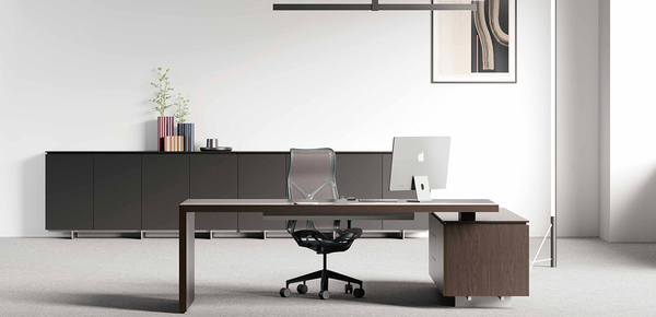 Mobilier de bureau professionnel moderne Vogue par Sinetica