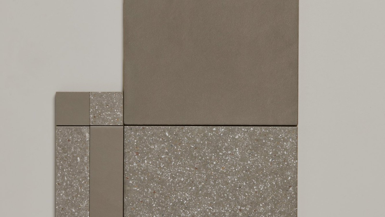 Time de Mutina avec les textures Rough et Smooth combinées sur une même surface