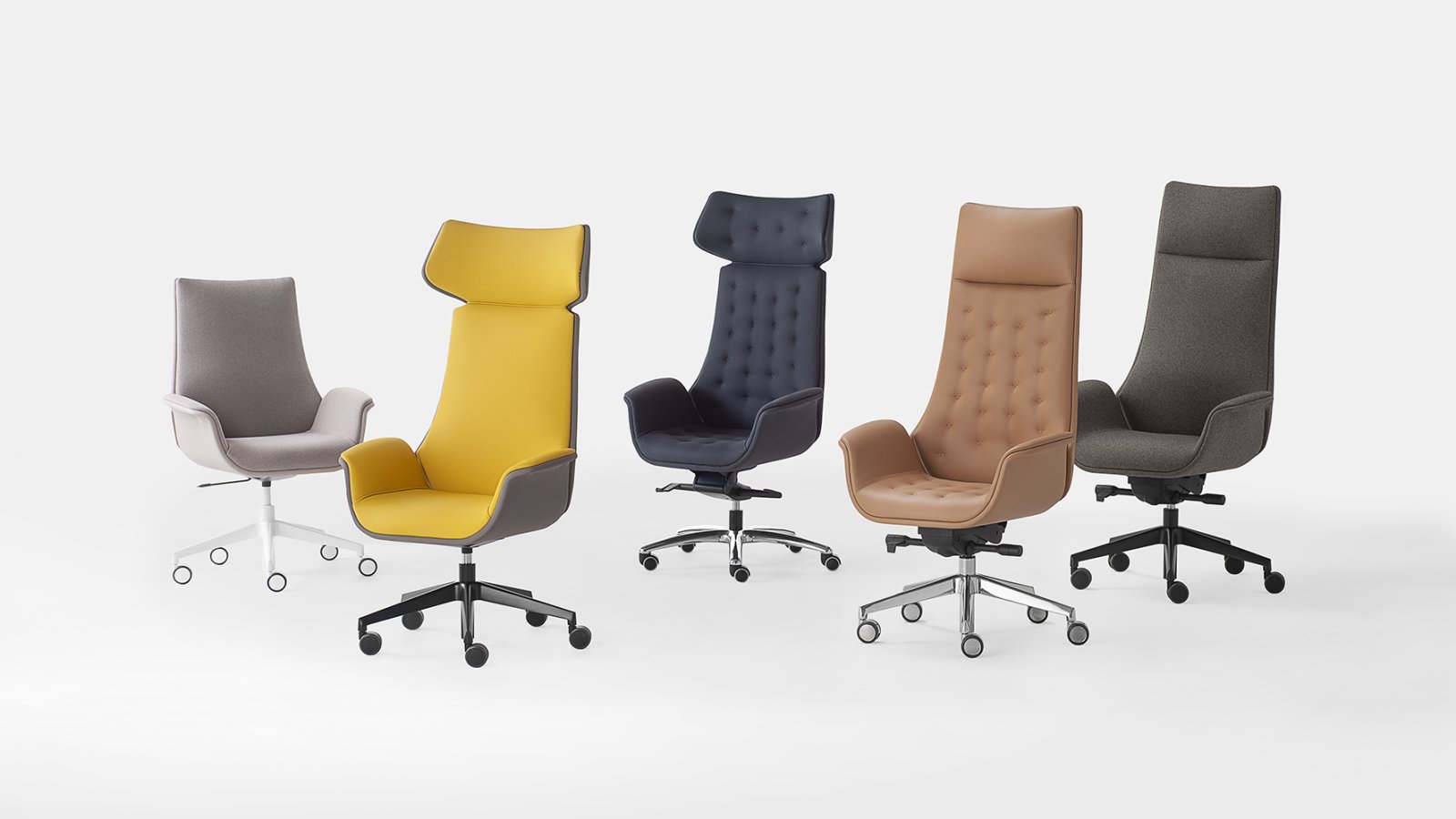 Fauteuil de direction Kriteria de Kastel à dossier haut