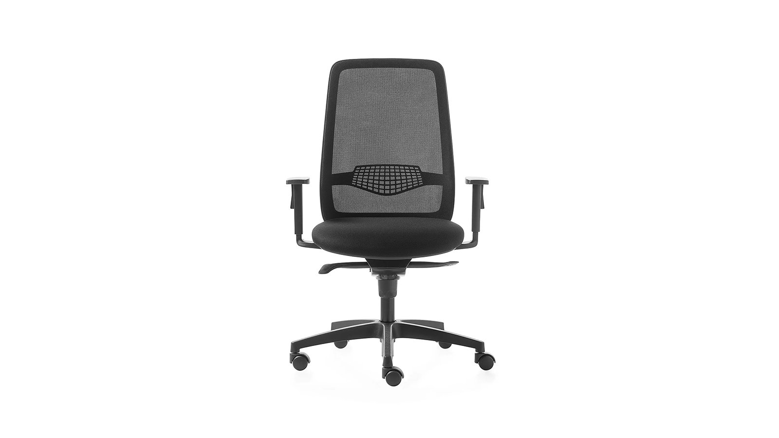 Key Go de Kastel noire devant un bureau opératif avec écran