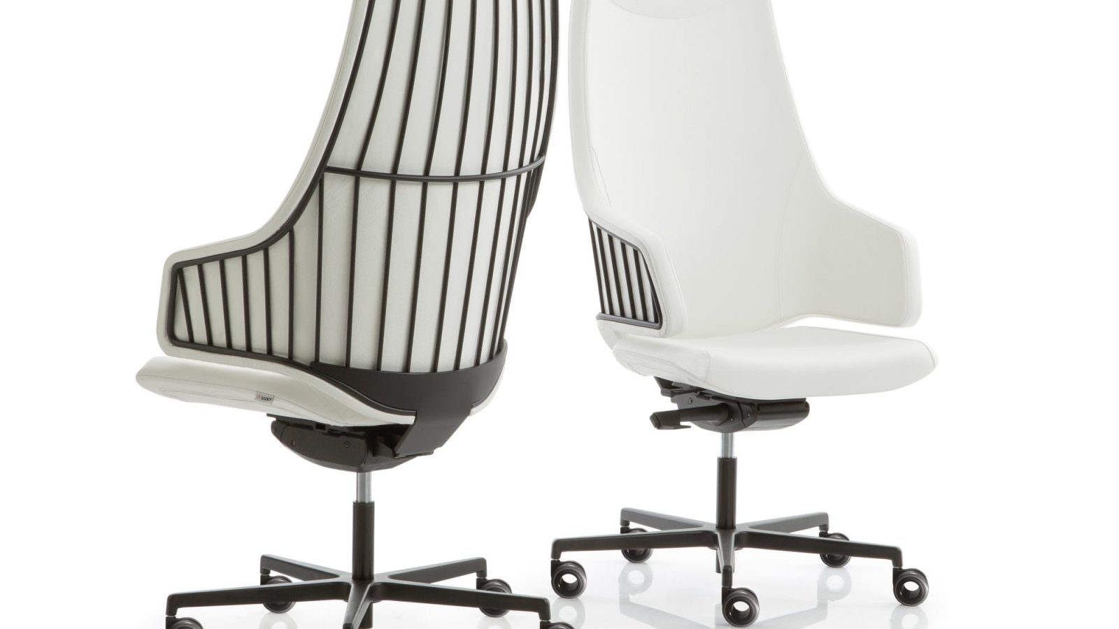 Fauteuil de direction Italia de Luxy à dossier haut