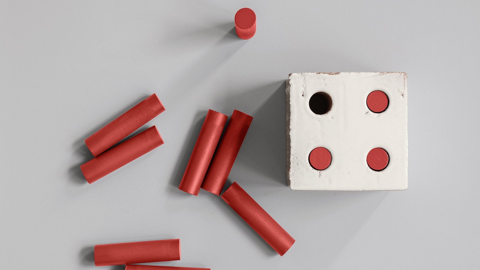 Paroi Bloc de Mutina en terre cuite à quatre perforations