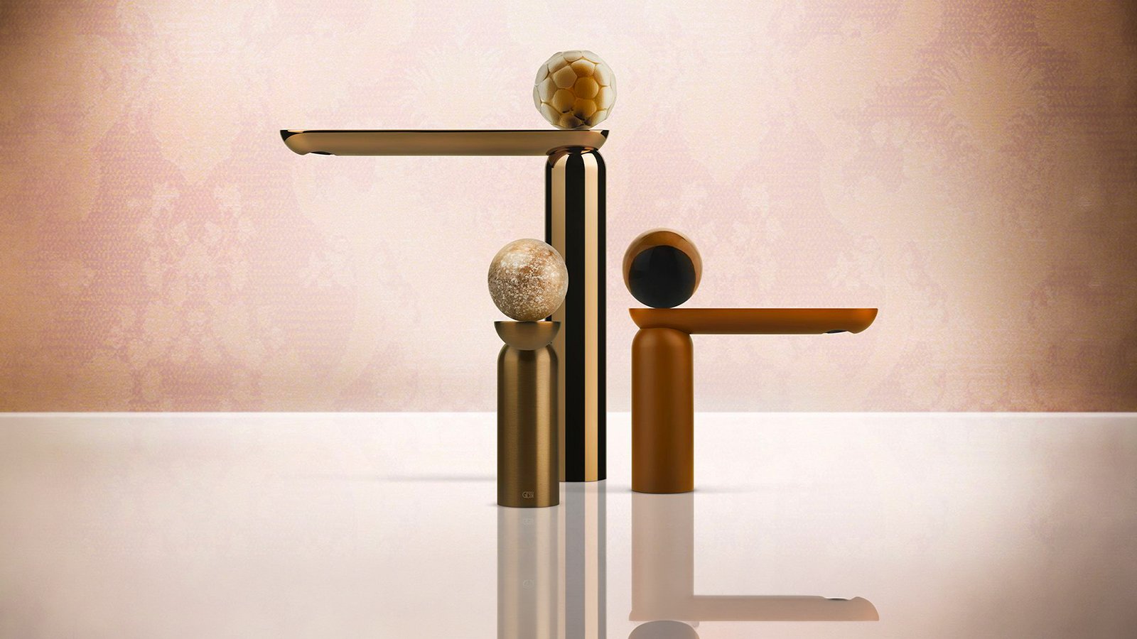 Vasque en verre de la collection Perle de Gessi