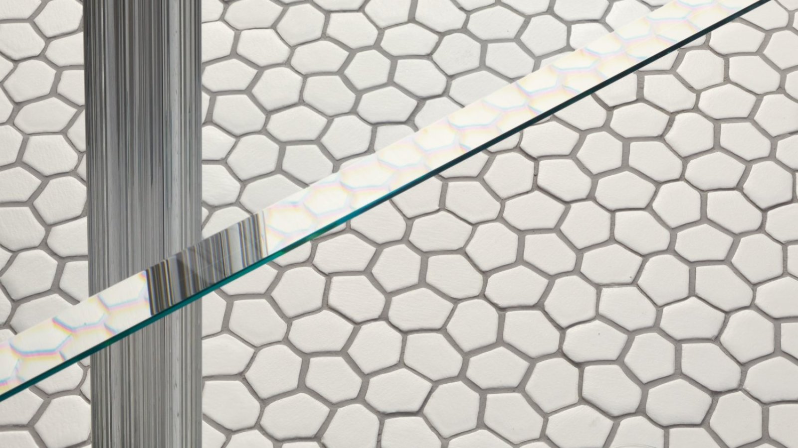 Mur en mosaïque Botanica de Mutina aux éléments organiques White