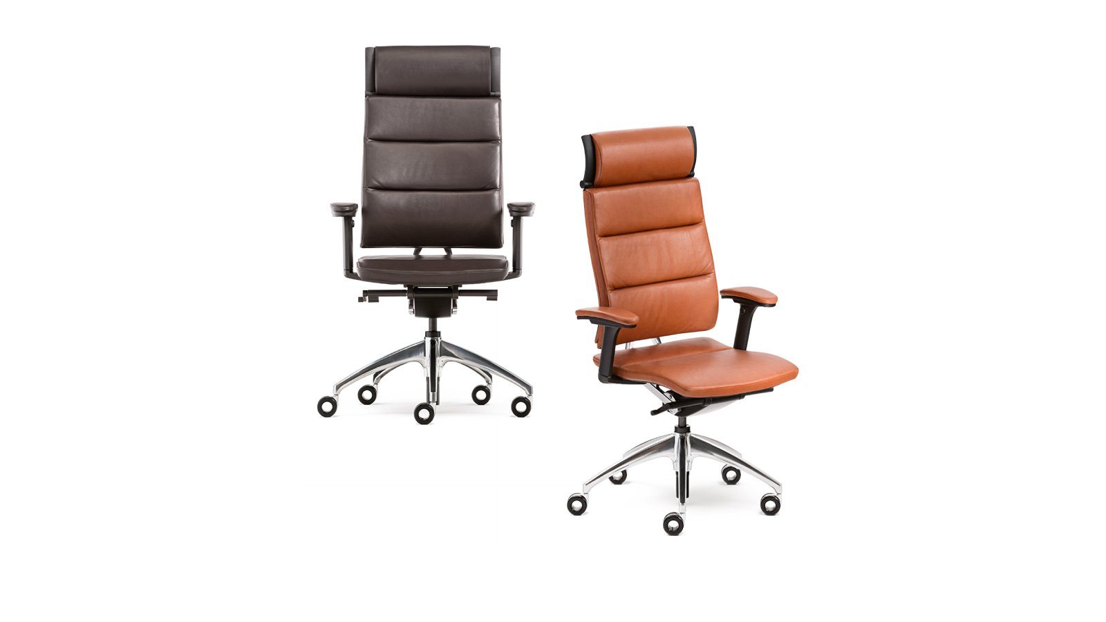 Fauteuil de direction Open Up de Sedus vu de trois quarts dans un bureau