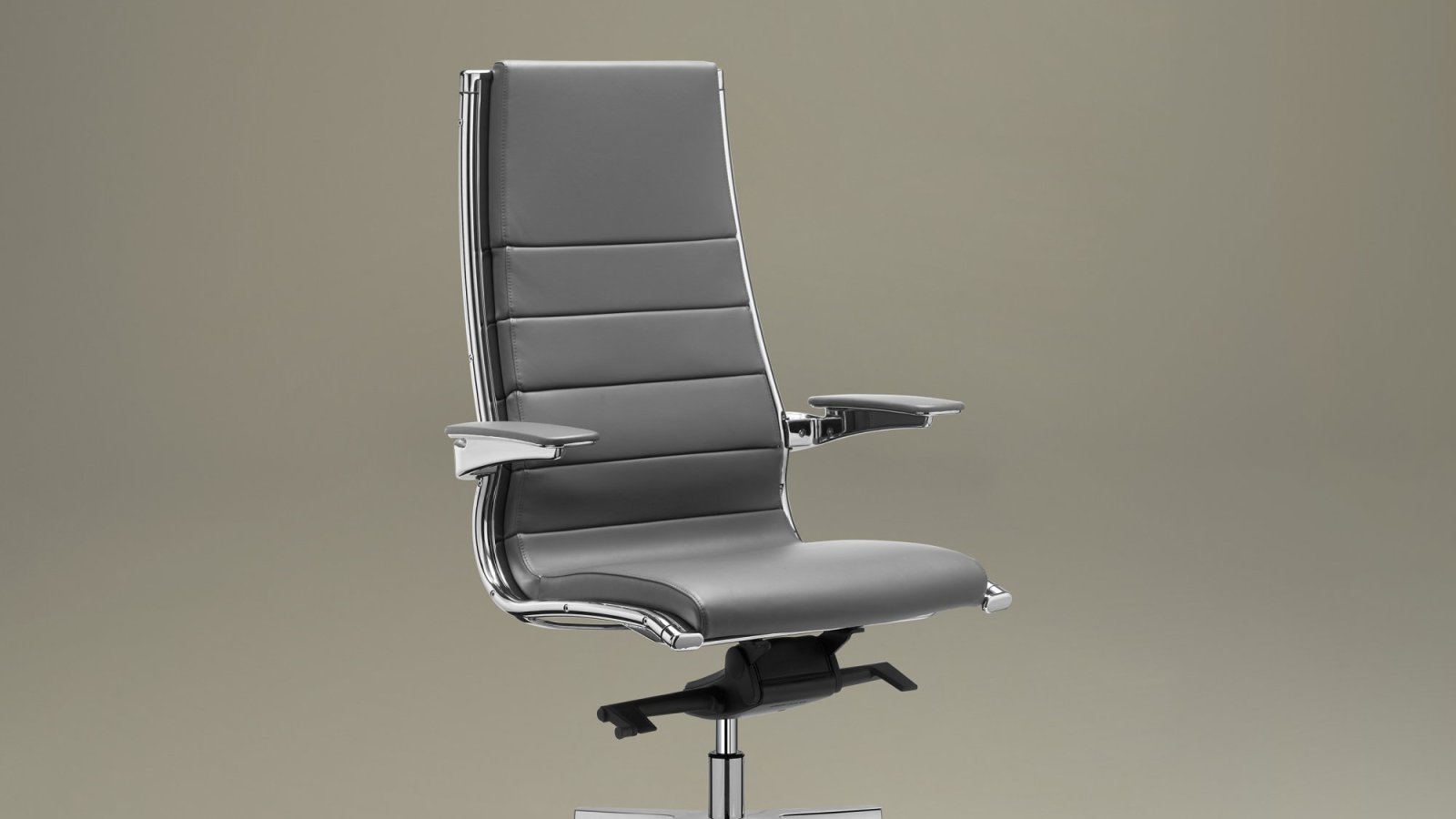 Fauteuil de direction Sit it de Sitland en cuir