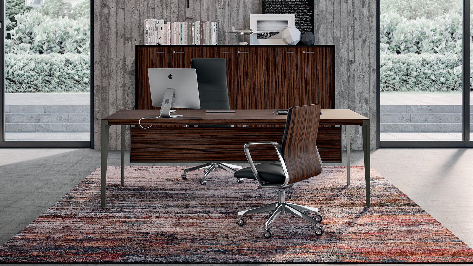 Bureau de direction X9 de Quadrifoglio avec retour et box