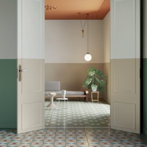 Carreau au motif Cones, Mattonelle Margherita de Mutina, 20,5 x 20,5 cm
