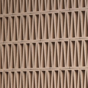 Bloc Celosia en terre cuite extrudée