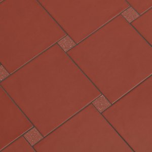 Carreau Time Salta Red Rough de Mutina, grès cérame non émaillé