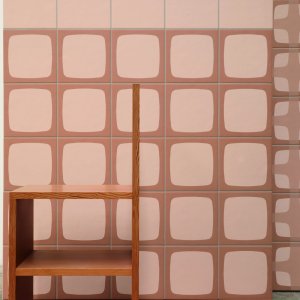 Carreau Betty Frame de Mutina à élément graphique