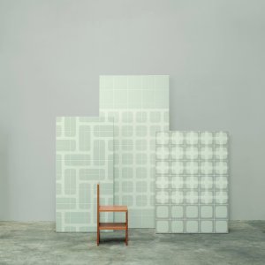 Carreau Betty Plus de Mutina à élément graphique