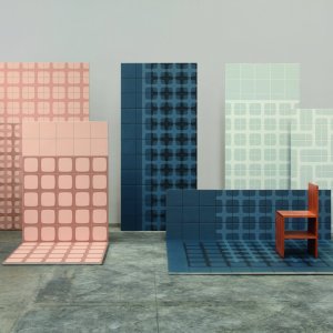 Salle d'eau en Betty Concrete gris chaud