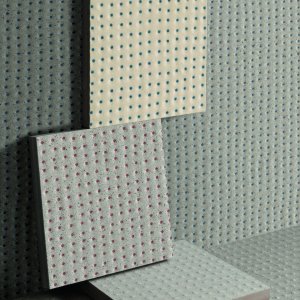 Salle d'eau en Pico de Mutina, sol et murs