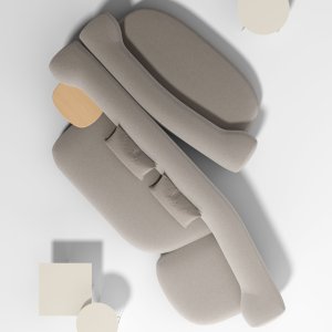 Dorothea d'Andrea Steidl au dossier sculptural porteur