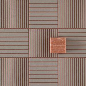 Sol en grès Fringe 12x12