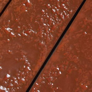 Texture en relief du module Chamotte Linea