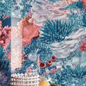 Le décor Jane A de la série Paper41 Pro sur un mur de bureau