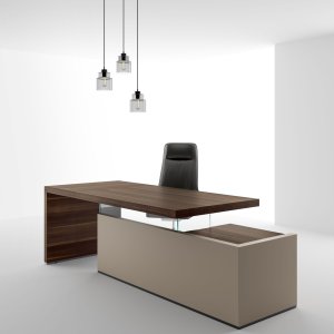 Bureau Bold58 Fusion avec caisson sous le plateau de 58 mm