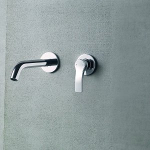 AL/23 de Fantini à bec allongé, 17 cm de saillie au-dessus de la vasque