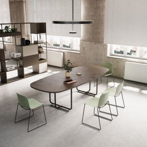 Postes de travail Itube dans un open space