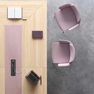 Table carrée Arche de 160 cm pour huit