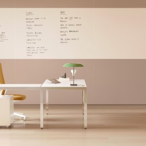 Table de réunion Fattore Alpha de 320 cm avec top access central