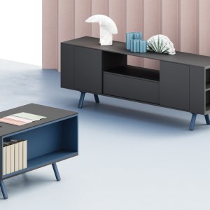 Meuble de service de 210 cm du bureau de direction Lay