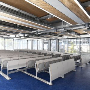 Assise en hêtre contreplaqué du système Omnia Evolution