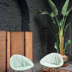 Plusieurs fauteuils Adell alignés