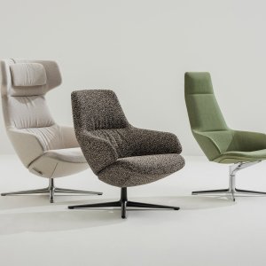 Fauteuil de direction Aston d'Arper dans un bureau