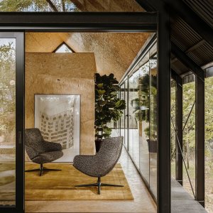 Vue de profil du fauteuil
