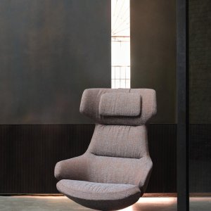 Revêtement en cuir du fauteuil