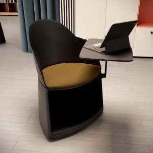 Piètement cinq branches en nylon blanc de la Cila Go
