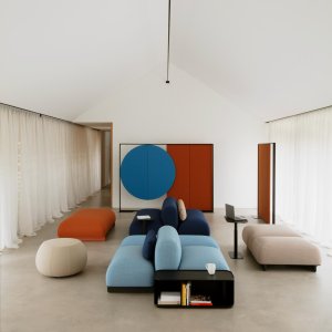 Système modulaire d'assises Ralik d'Arper