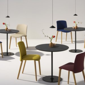 Tabouret de bar Mixu d'Arper avec assise à 79,5 cm