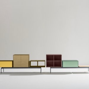 Plateau rectangulaire plaqué sur la structure Semiton