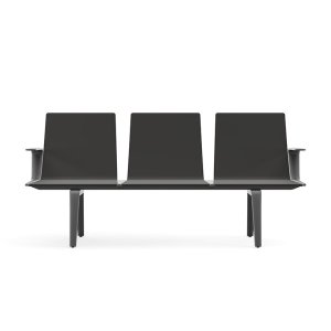 Module d'assise Pausit en stratifié effet chêne apparent