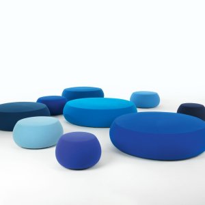 Pouf Pix trois places de 137 cm