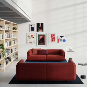 Canapé modulaire Shaal dans un espace d'attente contract
