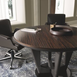 Côtés de meuble gainés de cuir