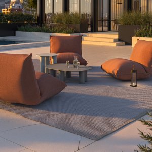 Détail des coutures du coussin Brezza