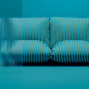 Chaise design Brezza d'Alessandro Stabile dans un jardin