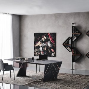 Pied en acier bronze du Cattelan Italia Nasdaq