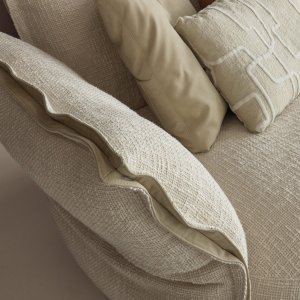Passepoil en cuir Soffio sur le canapé Nuvola de Cierre