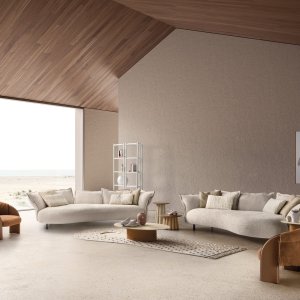 Composition modulaire du canapé lounge Nuvola