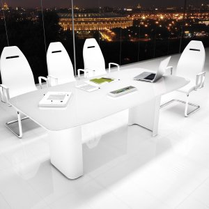 Flanc courbe en multiplis de 45 mm du bureau AlfaOmega