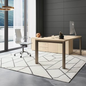 Top access et pochette sur la table de réunion GO