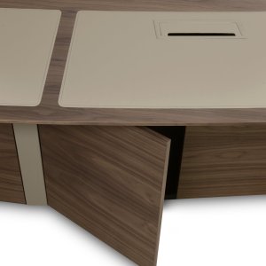 Salle du conseil avec table Corniche et fauteuils Sella