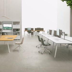 Meuble de service E-Place à portes coulissantes et coussin Trevira CS